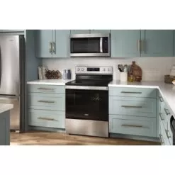 Whirlpool - 5.3 Cu. Ft. Freestanding Electric Convection Range With Air Fry - Stainless Steel -Appliance Shop dbe1bc34 f15c 51a6 aeb9 8e6696ca2a14