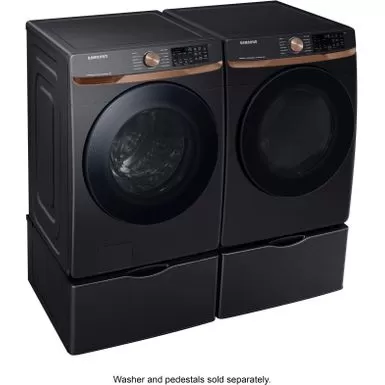 Samsung - 7.5 Cu. Ft. Stackable Smart Electric Dryer With Steam And Sensor Dry - Brushed Black 6 Samsung - 7.5 Cu. Ft. Stackable Smart Electric Dryer With Steam And Sensor Dry - Brushed Black - Image 4
