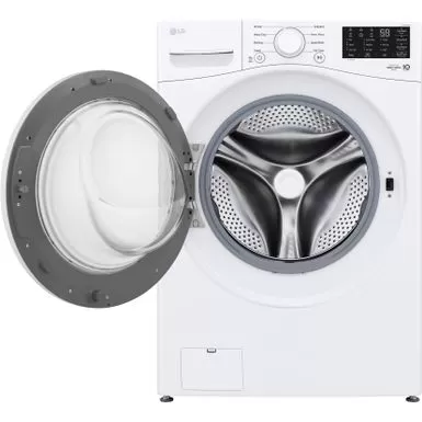 LG - 5.0 Cu. Ft. High-Efficiency Front Load Washer With 6Motion Technology - White 9 LG - 5.0 Cu. Ft. High-Efficiency Front Load Washer With 6Motion Technology - White - Image 7