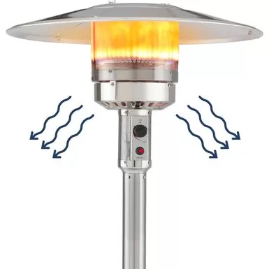 Insignia™ - Standing Patio Heater - Stainless Steel 13 Insignia™ - Standing Patio Heater - Stainless Steel - Image 11