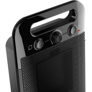 Lasko - 1500-Watt Oscillating Personal Tabletop Ceramic Space Heater With Adjustable Thermostat - Black 5 Lasko - 1500-Watt Oscillating Personal Tabletop Ceramic Space Heater With Adjustable Thermostat - Black - Image 3