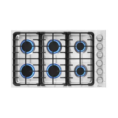 36-in Built-in Gas Cooktop With 6 Sealed Burners In Stainless Steel - LPG Convertible - 18,000-BTUs Power Burner - Silver 7 36-in Built-in Gas Cooktop With 6 Sealed Burners In Stainless Steel - LPG Convertible - 18,000-BTUs Power Burner - Silver - Image 5