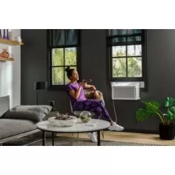 GE Profile - ClearView 350 Sq. Ft. 8,300 BTU Smart Ultra Quiet Window Air Conditioner With Wifi And Remote - White -Appliance Shop dd2c3851 8a1b 52f4 892c 397556f738cc