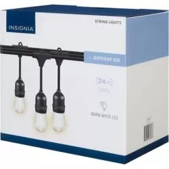 Insignia™ - 24 Ft. Outdoor String Lights - White 19 Insignia™ - 24 Ft. Outdoor String Lights - White -Appliance Shop dd5dcc32 5639 53fd 9d63 3ef7c19300d6