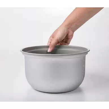 Zojirushi - 10 Cup (Uncooked) Automatic Rice Cooker & Warmer - Metallic Gray 6 Zojirushi - 10 Cup (Uncooked) Automatic Rice Cooker & Warmer - Metallic Gray - Image 4