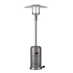 Fire Sense - Platinum Finish Performance Patio Heater - Gray