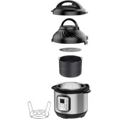 Instant Pot - 8 Quart Duo Crisp 11-in-1 Electric Pressure Cooker With Air Fryer - Stainless Steel/Silver -Appliance Shop deef96c4 6259 5f4d b3a6 9cac37e829a4