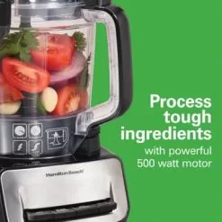 Hamilton Beach Stack & Snap 14 Cup Duo Food Processor - Black -Appliance Shop df4575e1 8436 4e50 9d83 02ad6e1d6e8c