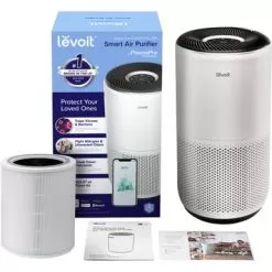 Levoit - PlasmaPro 400s Smart 403 Sq. Ft True HEPA Air Purifier - White -Appliance Shop df5d8603 3c93 5710 ab2f 47670aa46d8e