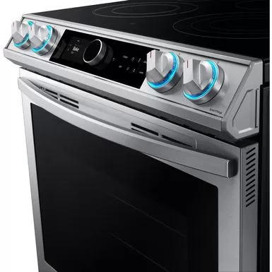 Samsung 6.3-Cu. Ft. Front Control Slide-In Electric Range With Smart Dial And Air Fry, Stainless Steel 9 Samsung 6.3-Cu. Ft. Front Control Slide-In Electric Range With Smart Dial And Air Fry, Stainless Steel - Image 7