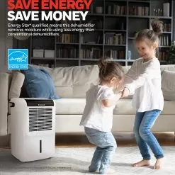 Honeywell 35 Pint Energy Star Dehumidifier With Anti-Spill Design, Fan & 5 Year Warranty -Appliance Shop dh45wkn ei3