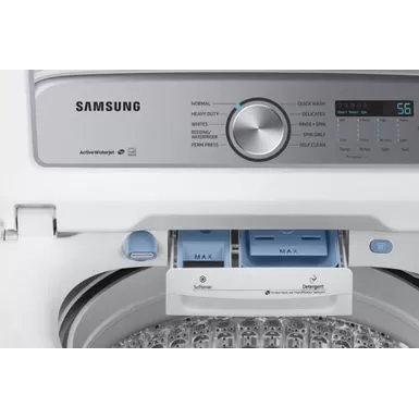 Samsung - 5.0 Cu. Ft. High Efficiency Top Load Washer With Active WaterJet - White 20 Samsung - 5.0 Cu. Ft. High Efficiency Top Load Washer With Active WaterJet - White - Image 18