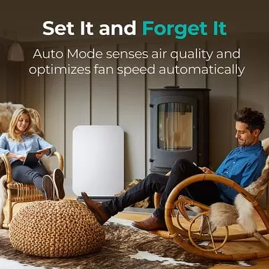 Alen - BreatheSmart 75i Air Purifier With Pure, True HEPA Filter, For Allergens, Dust, Mold, And Germs – 1,300 SqFt - White 10 Alen - BreatheSmart 75i Air Purifier With Pure, True HEPA Filter, For Allergens, Dust, Mold, And Germs – 1,300 SqFt - White - Image 8