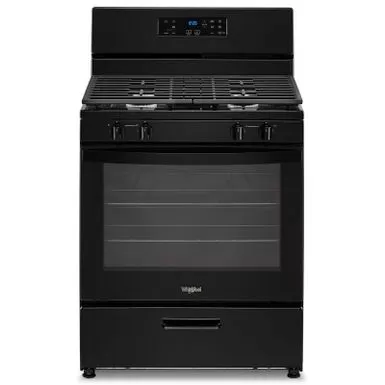 Whirlpool 5.1 Cu. Ft. Black Freestanding Gas Range With Broiler Drawer 3 Whirlpool 5.1 Cu. Ft. Black Freestanding Gas Range With Broiler Drawer