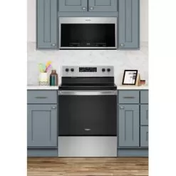 Whirlpool - 5.3 Cu. Ft. Freestanding Electric Range With Steam-Cleaning And Frozen Bake™ - Stainless Steel -Appliance Shop e0f07b18 0316 51ac 9ef3 94c17e2ffc08