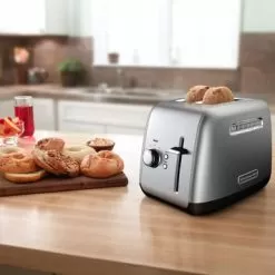 KitchenAid 2-Slice Toaster With Illuminated Button In Contour Silver -Appliance Shop e1722aa2 0a34 4354 902e 71705d5a0e88