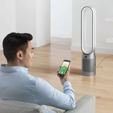 Dyson - Purifier Cool - TP07 - Smart Air Purifier And Fan - White/Silver 5 Dyson - Purifier Cool - TP07 - Smart Air Purifier And Fan - White/Silver - Image 3