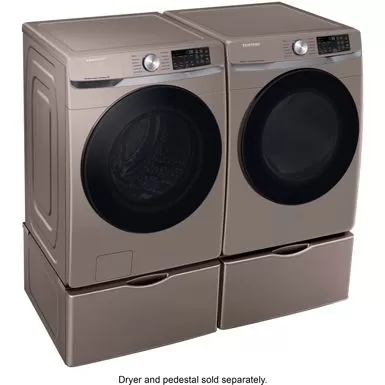 Samsung - 4.5 Cu. Ft. Large Capacity Smart Front Load Washer With Super Speed Wash - Champagne 4 Samsung - 4.5 Cu. Ft. Large Capacity Smart Front Load Washer With Super Speed Wash - Champagne - Image 2