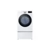 LG 7.4 Cu.ft. Ultra Large Capacity Electric Dryer With Sensor Dry, TurboSteam Technology And Wi-Fi Connectivity, White - White -Appliance Shop e2cbfe3a 16f0 4fbc 9d15 838f3ce0eeff