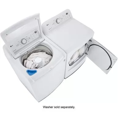 LG - 7.3 Cu Ft Electric Dryer With Sensor Dry - White 13 LG - 7.3 Cu Ft Electric Dryer With Sensor Dry - White - Image 11