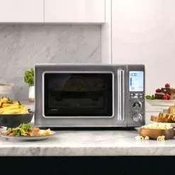 Breville - The Combi Wave™ 3 In 1 1.1 Cu. Ft. Convection Microwave - Brushed Stainless Steel -Appliance Shop e3a7a34d 2a02 5300 b017 f6722e041af7