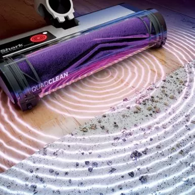 Shark - Detect Pro Auto-Empty System, Cordless Vacuum With QuadClean Multi-Surface Brushroll, HEPA Filter & 60-Minute Runtime - White/Beats Brass 5 Shark - Detect Pro Auto-Empty System, Cordless Vacuum With QuadClean Multi-Surface Brushroll, HEPA Filter & 60-Minute Runtime - White/Beats Brass - Image 3