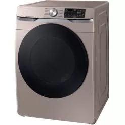 Samsung - 7.5 Cu. Ft. Stackable Smart Electric Dryer With Steam Sanitize+ - Champagne -Appliance Shop e4a5cb2d 5293 5609 92b5 701fb746ee71