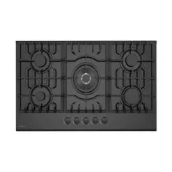 Built-in 30" Tempered Glass Gas Cooktop - 5 Sealed Burners Cook Tops - Black