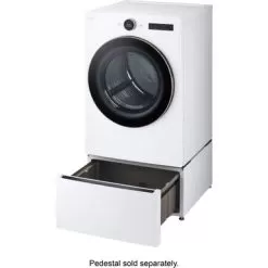 LG - 7.4 Cu. Ft. Smart Electric Dryer With Steam And Sensor Dry - White 31 LG - 7.4 Cu. Ft. Smart Electric Dryer With Steam And Sensor Dry - White -Appliance Shop e512f72a 1834 564b bd6e 24fd8b773b28