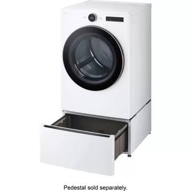 LG - 7.4 Cu. Ft. Smart Electric Dryer With Steam And Sensor Dry - White 12 LG - 7.4 Cu. Ft. Smart Electric Dryer With Steam And Sensor Dry - White - Image 10