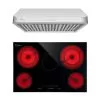 2 Piece Kitchen Appliances Packages Including 30" Radiant Electric Cooktop And 36" Under Cabinet Range Hood - 30" -Appliance Shop e69a60d7 9090 4f47 8d23 9f25431e719c