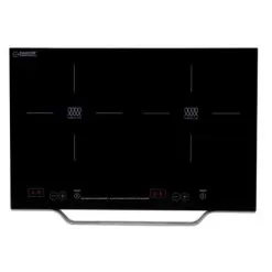 Equator Portable Dual Burner Induction Cooktop With Handle - Black