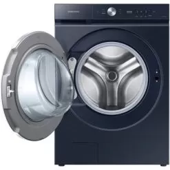 Samsung - BESPOKE 5.3 Cu. Ft. Ultra Capacity Front Load Washer With AI OptiWash And Auto Dispense - Brushed Navy -Appliance Shop e7e967cb 5179 5a06 af74 6e01df3d2616