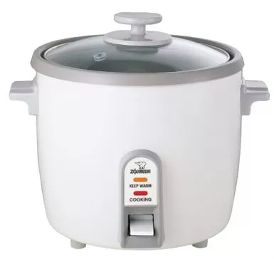 Zojirushi White Rice Cooker/ Steamer (3, 6, And 10 Cups) - 6 Cup - White 6 Zojirushi White Rice Cooker/ Steamer (3, 6, And 10 Cups) - 6 Cup - White - Image 4