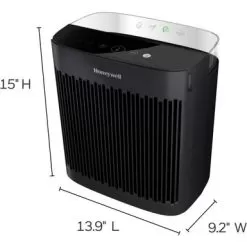 Honeywell - InSight HEPA Air Purifier, Medium-Large Rooms (190 Sq.ft) - Black -Appliance Shop e91aed5d 1564 5bb4 ab81 86e30156f875