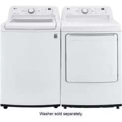 LG - 7.3 Cu. Ft. Gas Dryer With Sensor Dry - White -Appliance Shop e9bdd341 1df4 5a0a be35 69a1add3c18e
