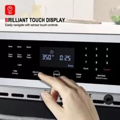 Gasland Chef 30" 4.8 Cu. Ft Single Electric Wall Oven In Stainless Steel With 8 Cooking Functions, CSA Certified - Stainless Steel 16 Gasland Chef 30" 4.8 Cu. Ft Single Electric Wall Oven In Stainless Steel With 8 Cooking Functions, CSA Certified - Stainless Steel -Appliance Shop eb127200 3443 49c5 8e6d 3488fbc677c8