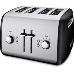 KitchenAid 4-Slice Toaster With Illuminated Buttons In Onyx Black