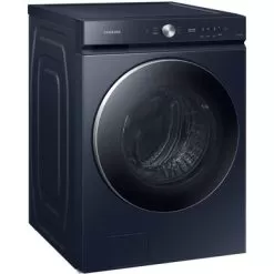 Samsung - BESPOKE 5.3 Cu. Ft. Ultra Capacity Front Load Washer With AI OptiWash And Auto Dispense - Brushed Navy -Appliance Shop eb86e009 526c 55a9 b987 196a1545155a