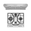 2 Piece Kitchen Package With 24" Gas Cooktop & 30" Ductless Under Cabinet Range Hood - N/A - Silver 2 2 Piece Kitchen Package With 24" Gas Cooktop & 30" Ductless Under Cabinet Range Hood - N/A - Silver -Appliance Shop eba53c80 a0d5 4143 90ae 2046fc80a3bb