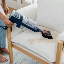 Shark - Stratos UltraLight Corded Stick Vacuum With DuoClean PowerFins HairPro, Self-Cleaning Brushroll, Odor Neutralizer - Navy -Appliance Shop ebab1107 cbd8 57fb b768 bf54575eec7e