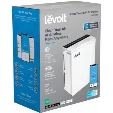 Levoit - TruClean Smart 360 Sq. Ft True HEPA Air Purifier - White 6 Levoit - TruClean Smart 360 Sq. Ft True HEPA Air Purifier - White - Image 4