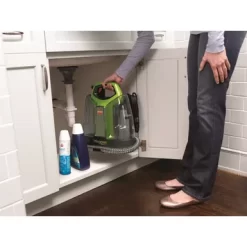 BISSELL - Little Green ProHeat Corded Handheld Deep Cleaner - Titanium With Chacha Lime Accents -Appliance Shop ed2a9aeb 5d16 4d0d b018 62c85f24ae0e