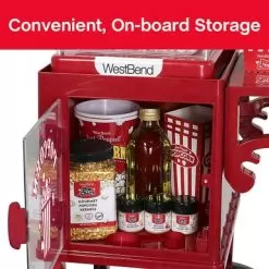 WestBend - 2.5-Ounce Popcorn Cart Popcorn Popper Machine - Red 21 WestBend - 2.5-Ounce Popcorn Cart Popcorn Popper Machine - Red -Appliance Shop ed711961 1848 5359 8b96 d2e7ae863683