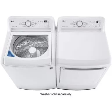 LG - 7.3 Cu Ft Electric Dryer With Sensor Dry - White 10 LG - 7.3 Cu Ft Electric Dryer With Sensor Dry - White - Image 8