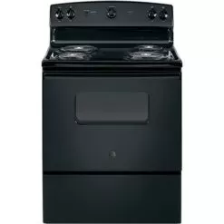 GE - 5.0 Cu. Ft. Freestanding Electric Range - Black