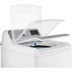 LG - 5.5 Cu. Ft. High-Efficiency Smart Top Load Washer With Steam And TurboWash3D Technology - White -Appliance Shop ee62c756 408a 5828 9fe0 28e4f410c8a7