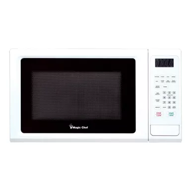 Magic Chef 1.1 Cu. Ft. White Countertop Microwave Oven 3 Magic Chef 1.1 Cu. Ft. White Countertop Microwave Oven