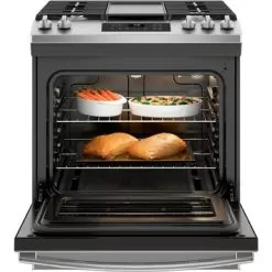 GE - 5.3 Cu. Ft. Slide-In Gas Range - Stainless Steel 15 GE - 5.3 Cu. Ft. Slide-In Gas Range - Stainless Steel -Appliance Shop ef23336c bda0 5934 b1b8 5ba6a2bbd1c1