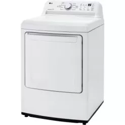 LG - 7.3 Cu. Ft. Gas Dryer With Sensor Dry - White -Appliance Shop f07afa9e 6414 4faf 901b d9bb1b00ae50